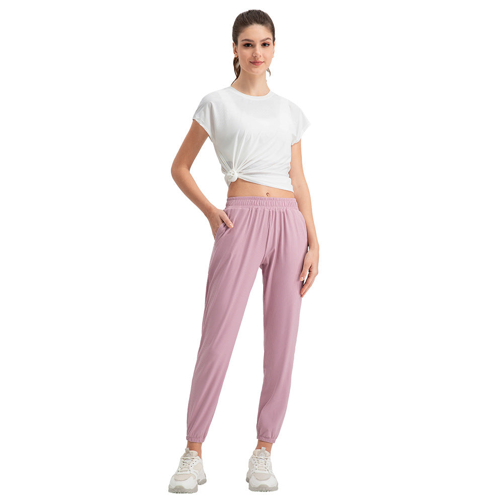 Women Summer Cooling Breathable Sports Short Sleeve Yoga Loose Casual Top Quick Drying Running Fitness Short Sleeve