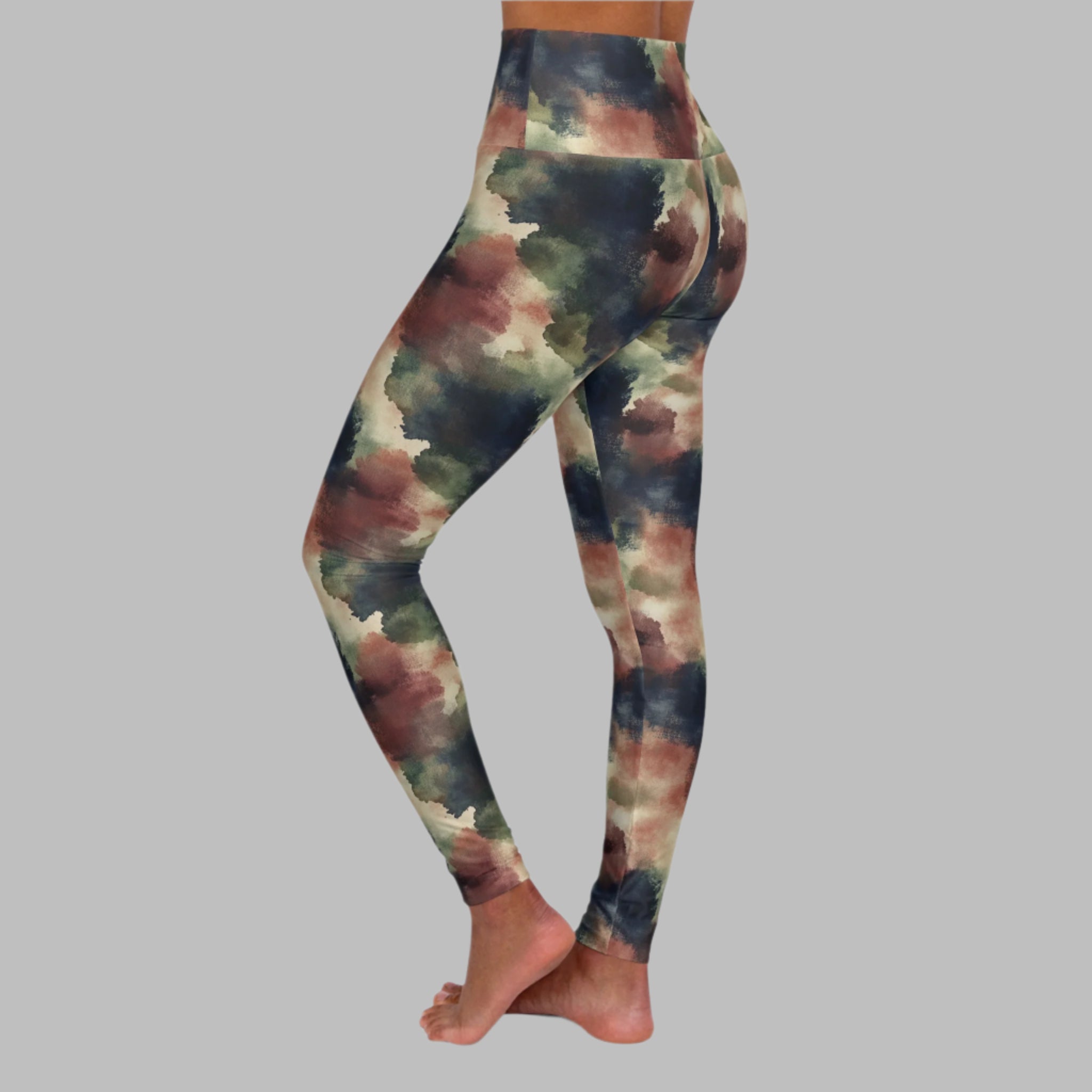 Deep Reflection - High Waisted Yoga Leggings