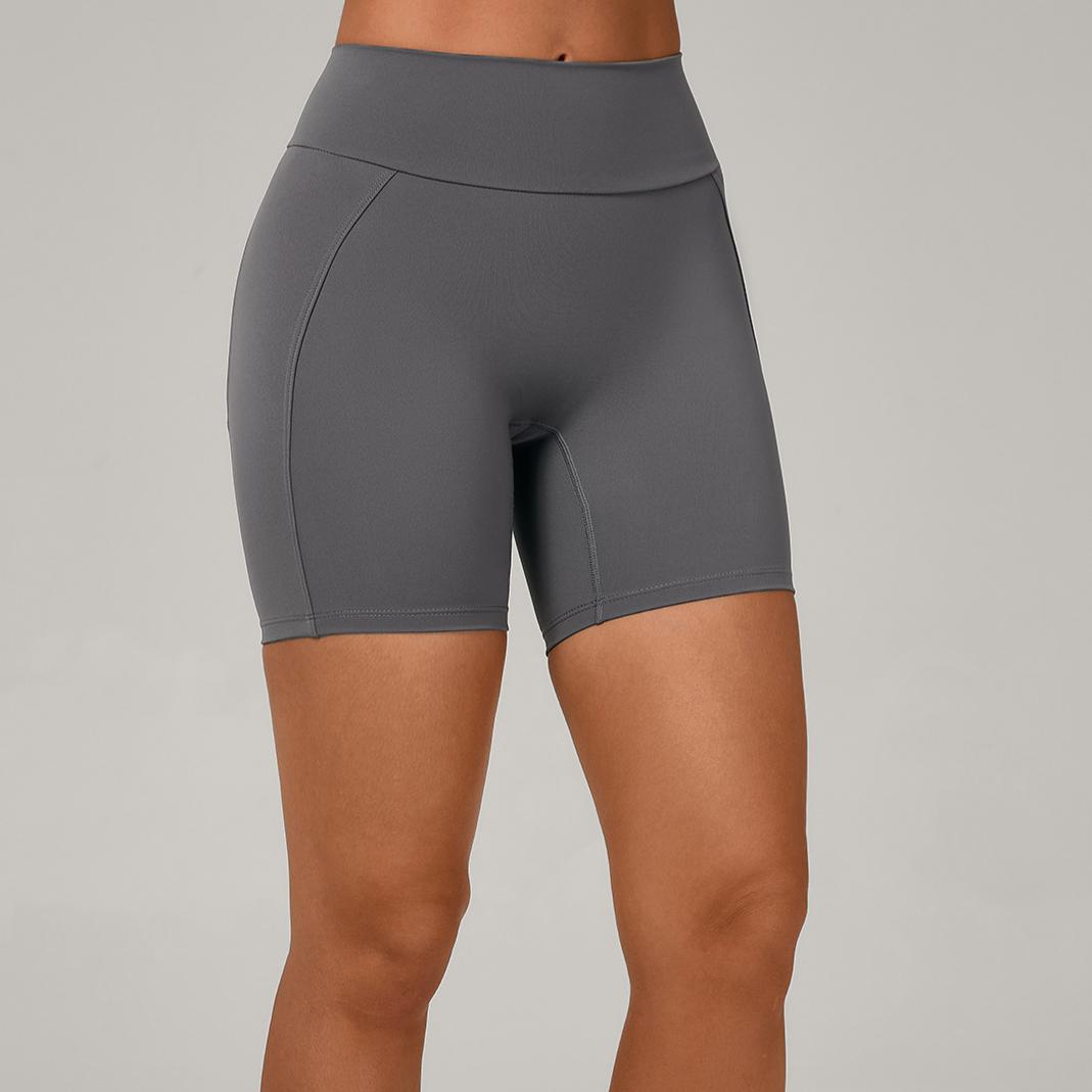 Autumn Sand Yoga Sports Shorts High Waist Tight Peach Hip Breathable Quick-Drying Running Workout Shorts