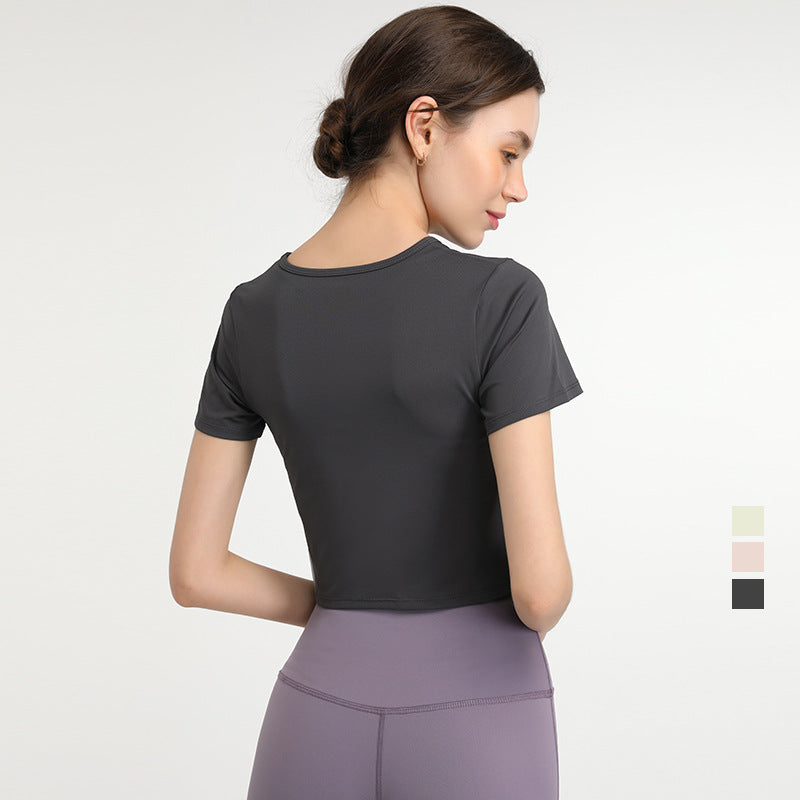 Fitted Twist Front Crop Top