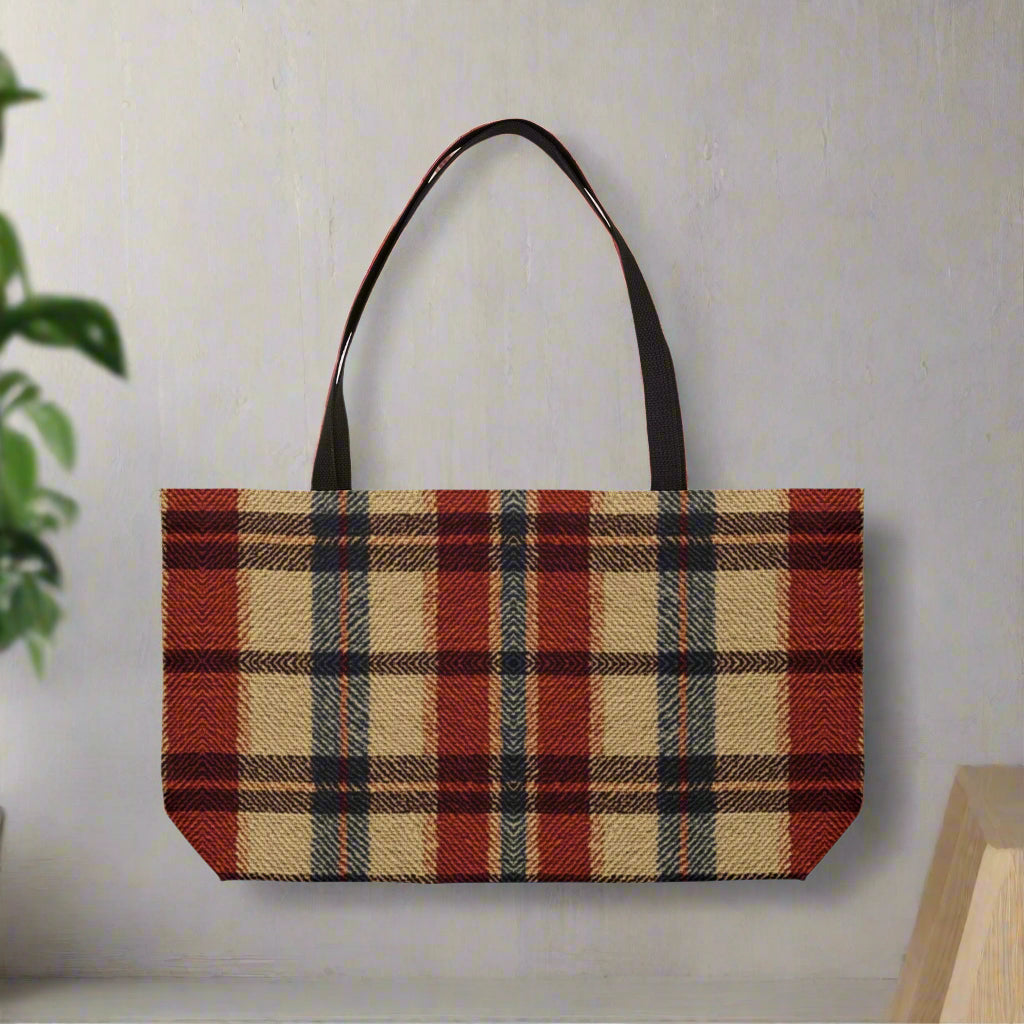 Rustic Tartan - Weekender Tote Bag