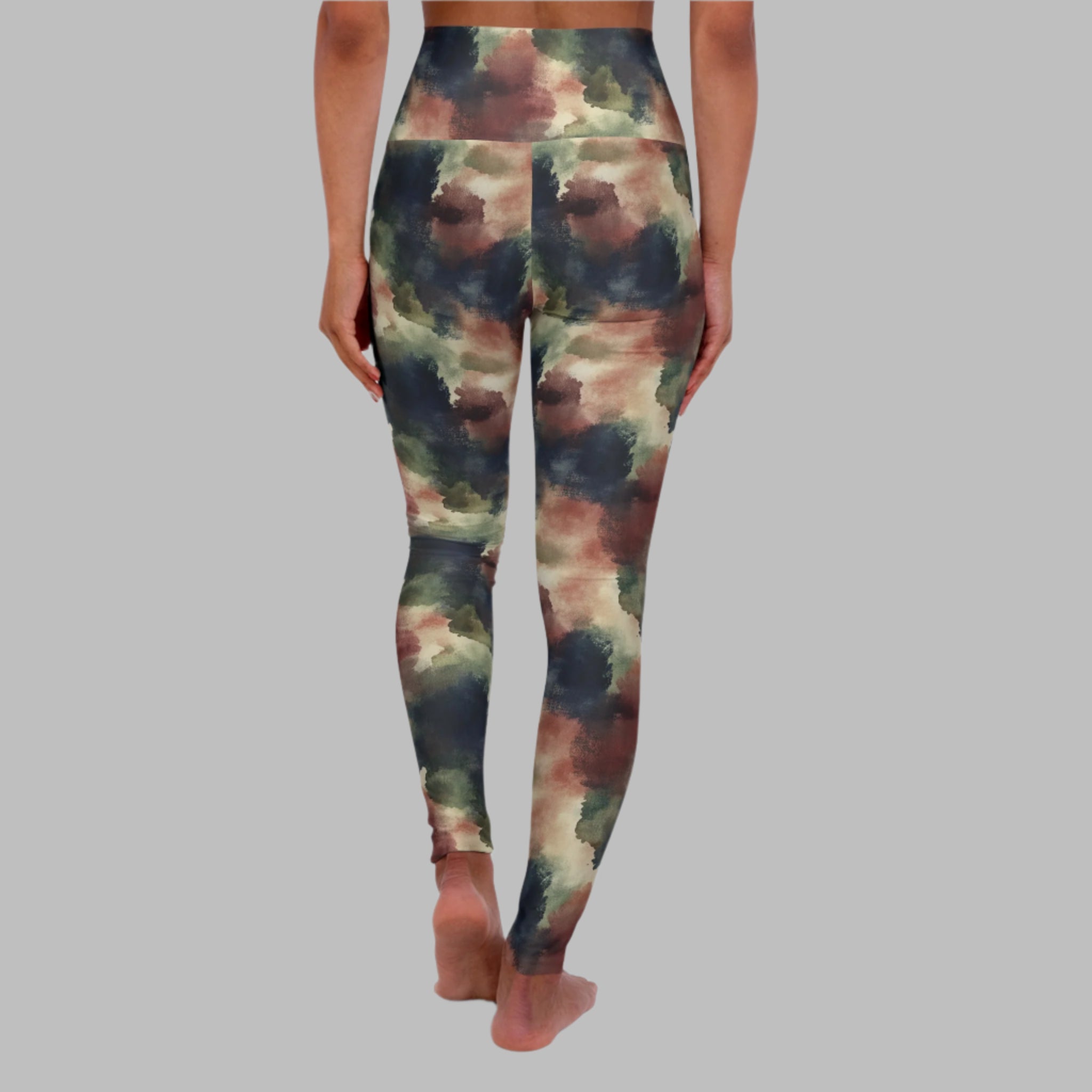 Deep Reflection - High Waisted Yoga Leggings