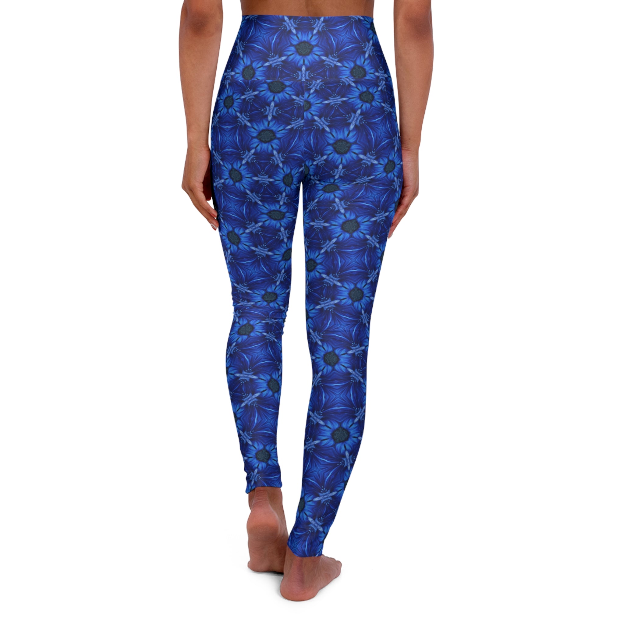 Blue Ice - High Waisted Leggings