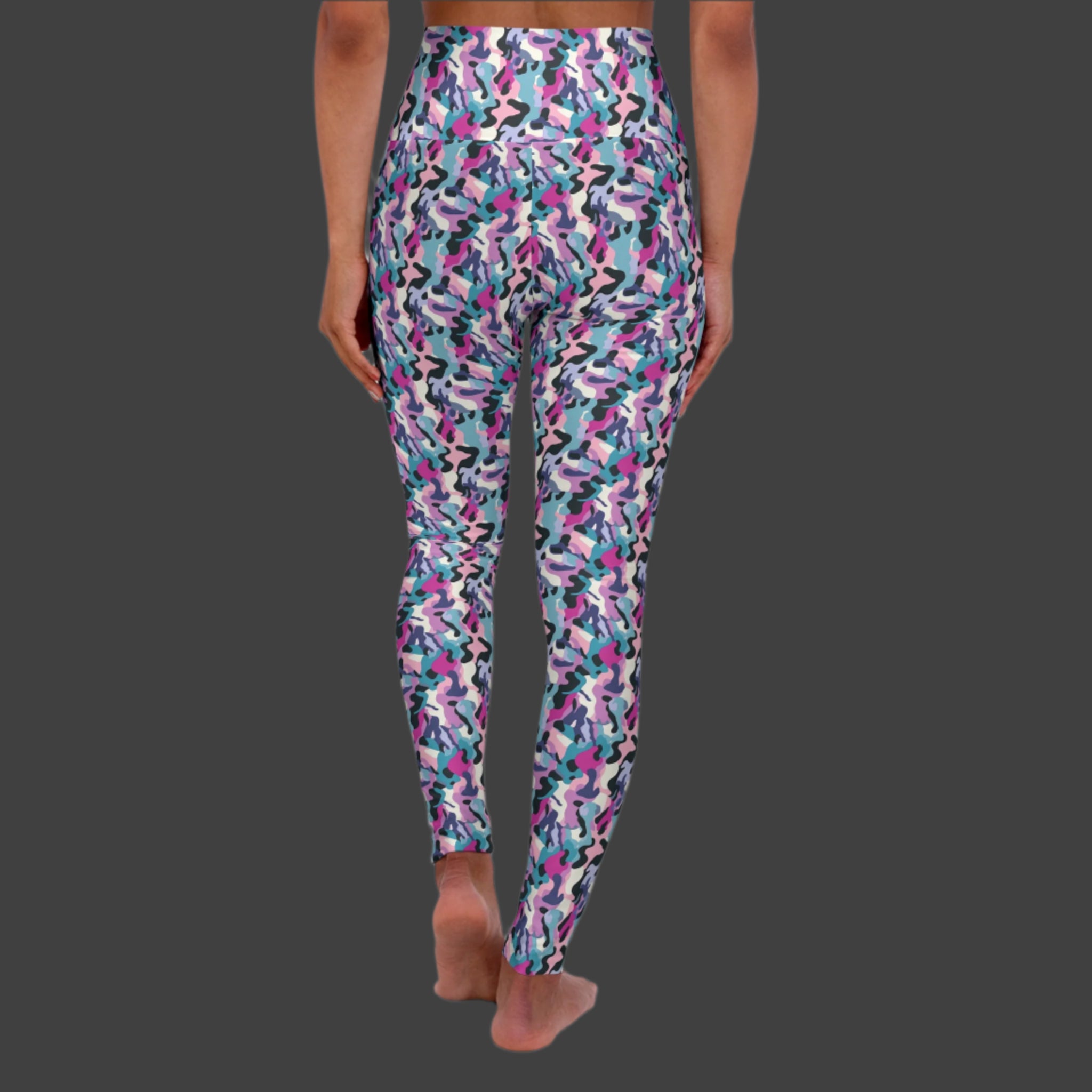 Lady Camouflage High Waisted Yoga Leggings