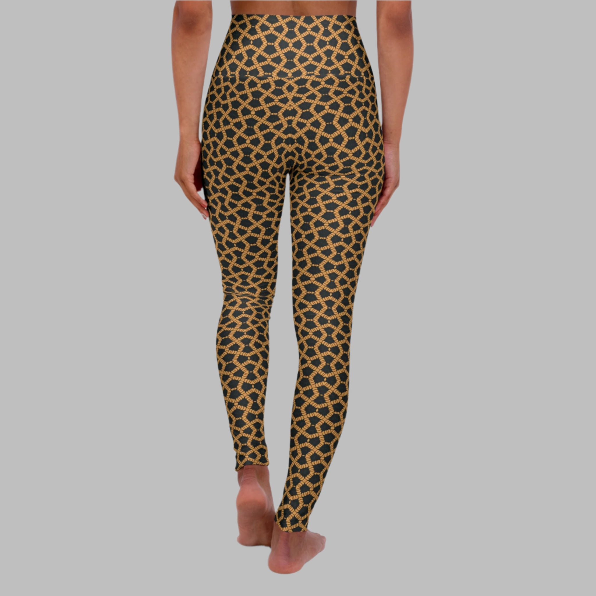 Chain On You! - High Waisted Yoga Leggings