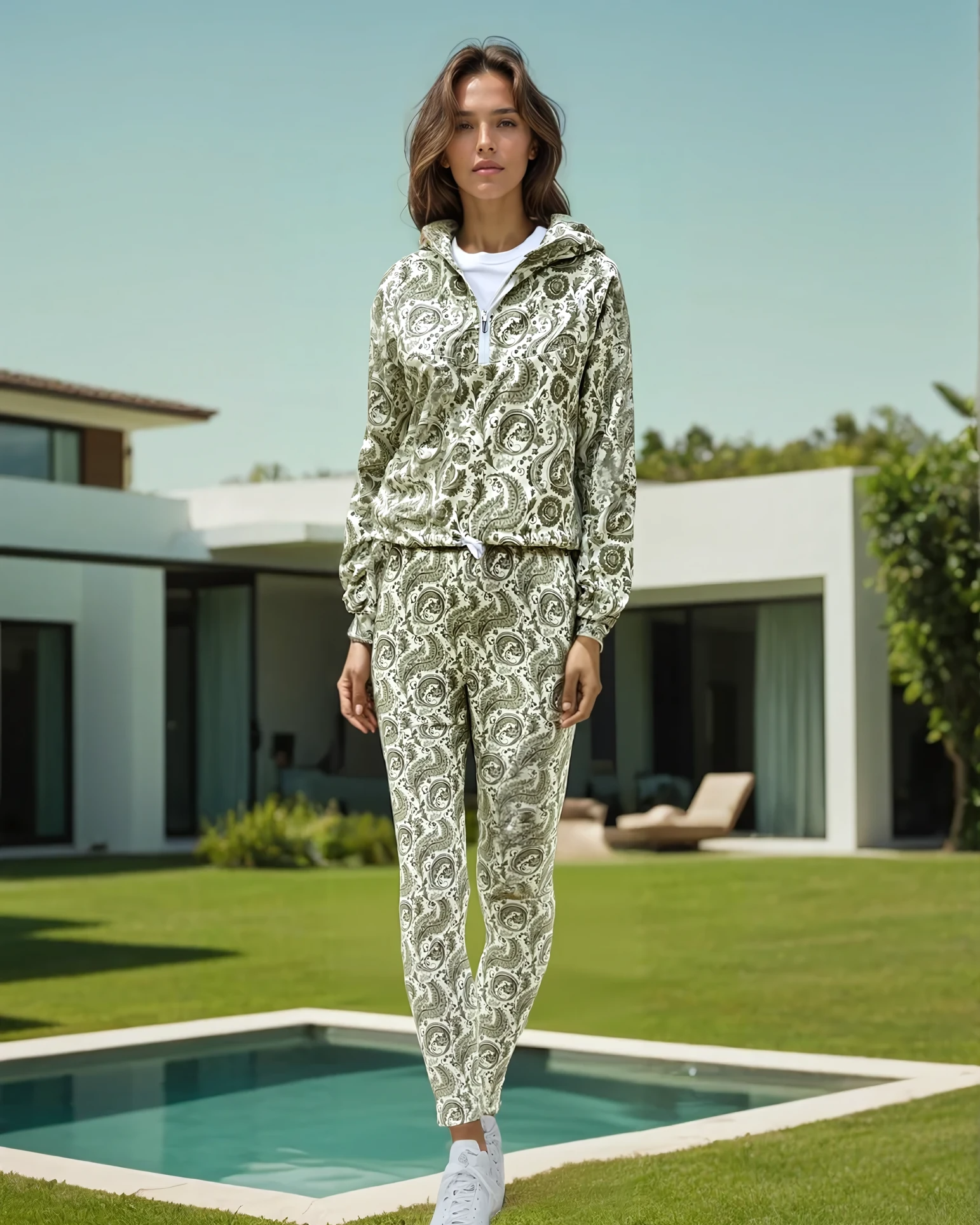 Timeless Grace -  Cropped Windbreaker