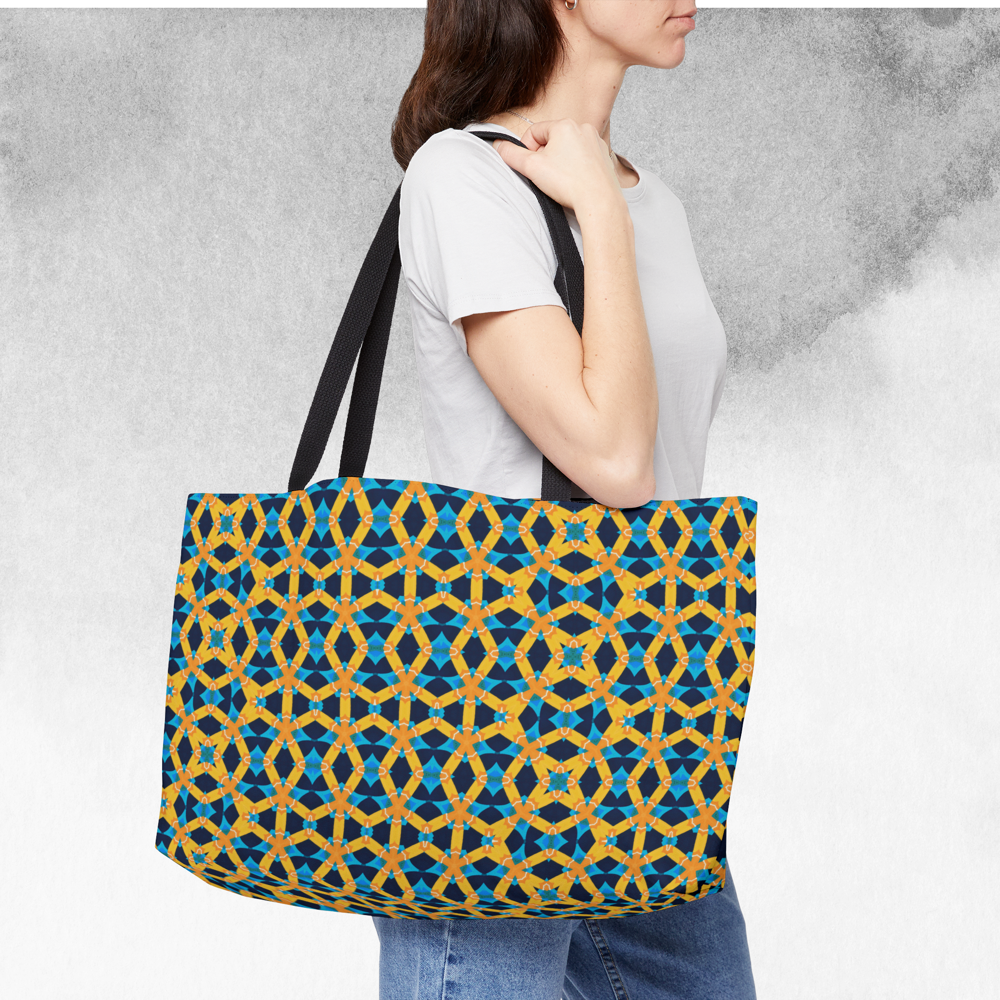 Royal Grid - Weekender Tote Bag