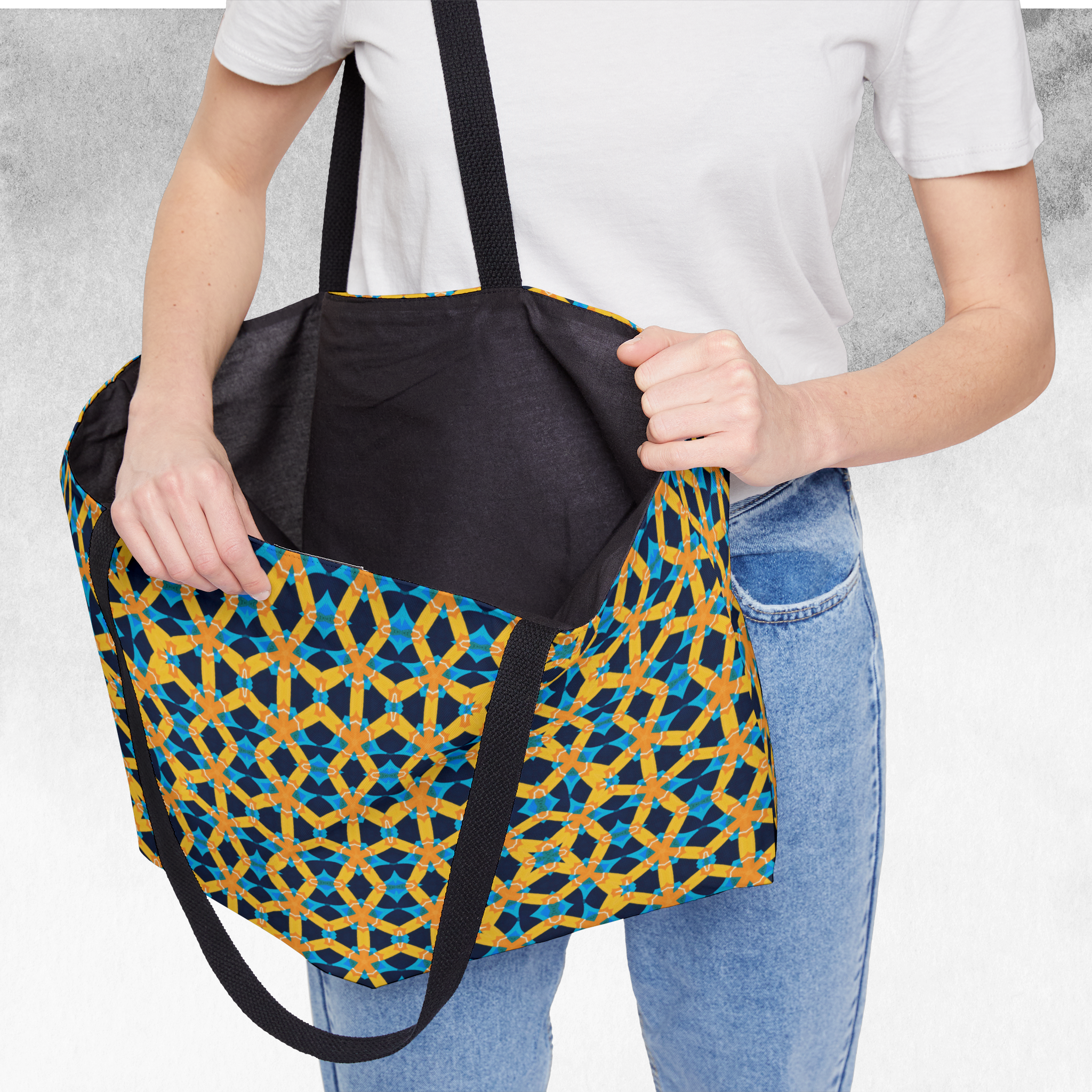 Royal Grid - Weekender Tote Bag