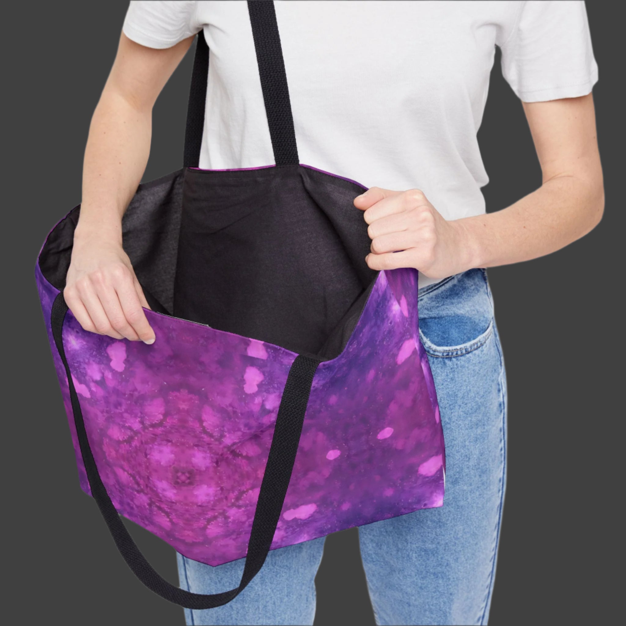 Bold Berry Weekender Tote Bag