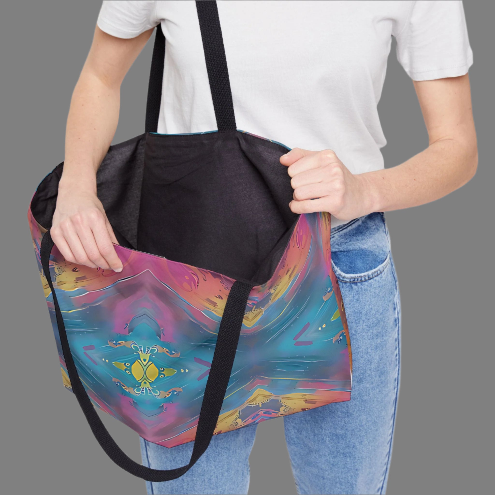 Cotton Candy Weekender Tote Bag