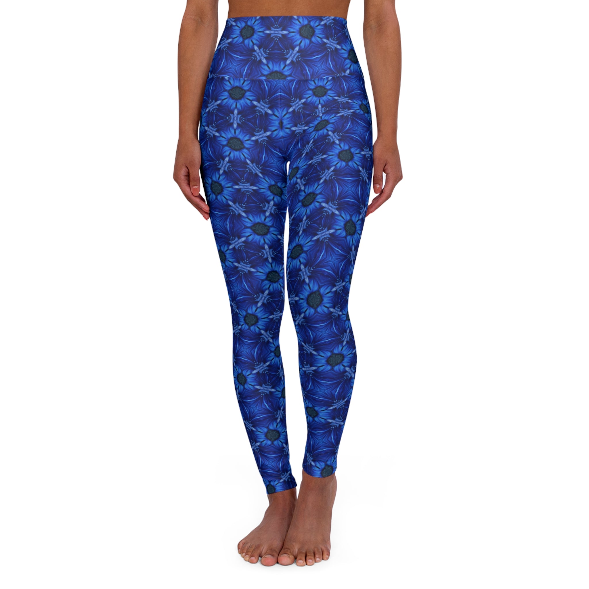 Blue Ice - High Waisted Leggings