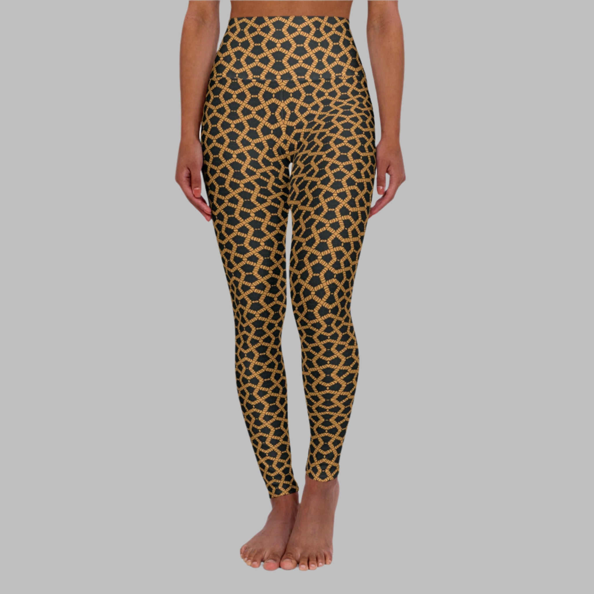 Chain On You! - High Waisted Yoga Leggings