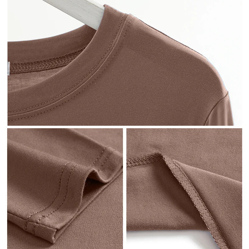 Modal Solid Basic Tshirt Long Sleeves