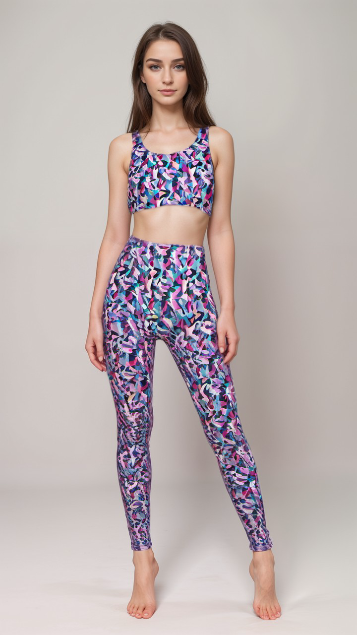 Lady Camouflage High Waisted Yoga Leggings