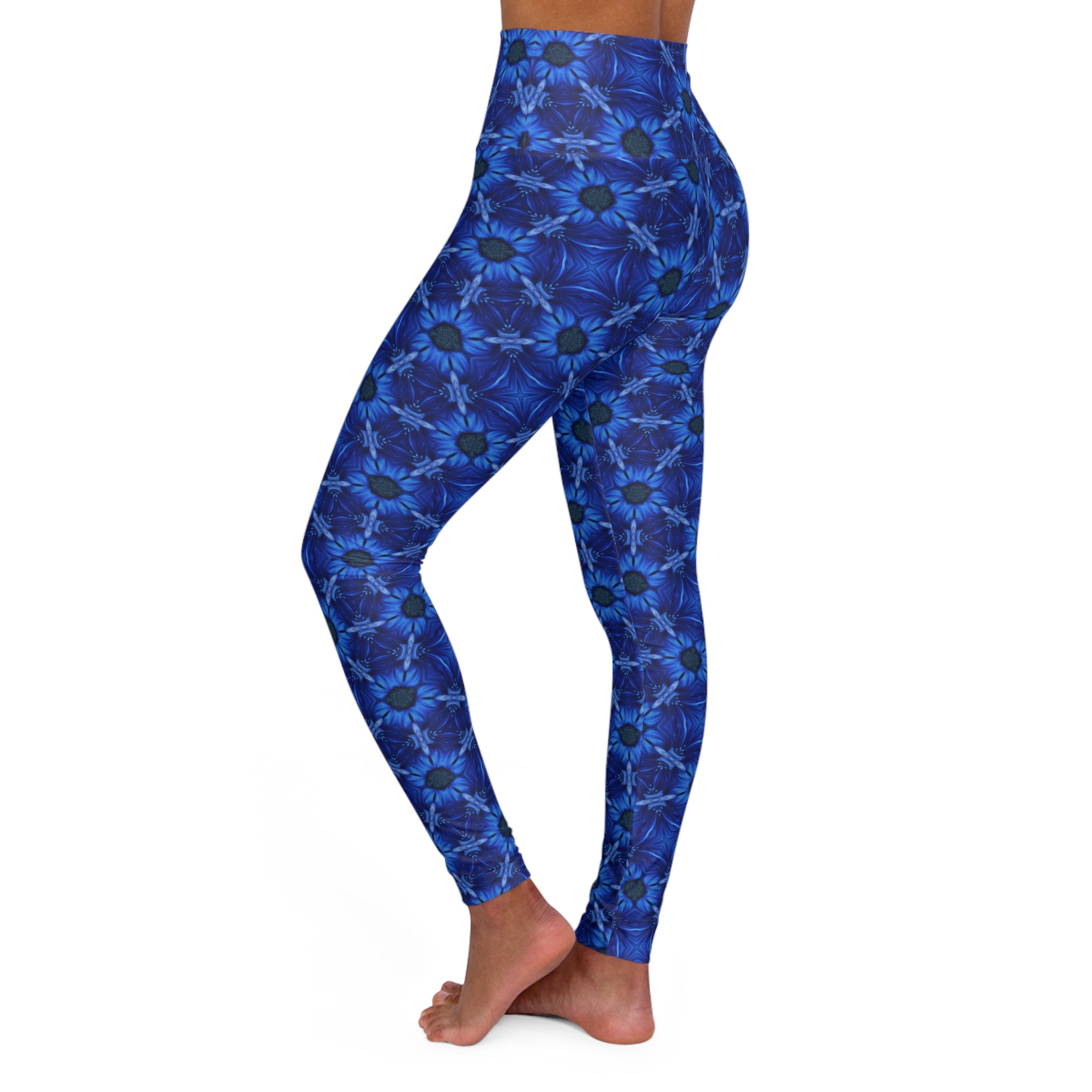 Blue Ice - High Waisted Leggings
