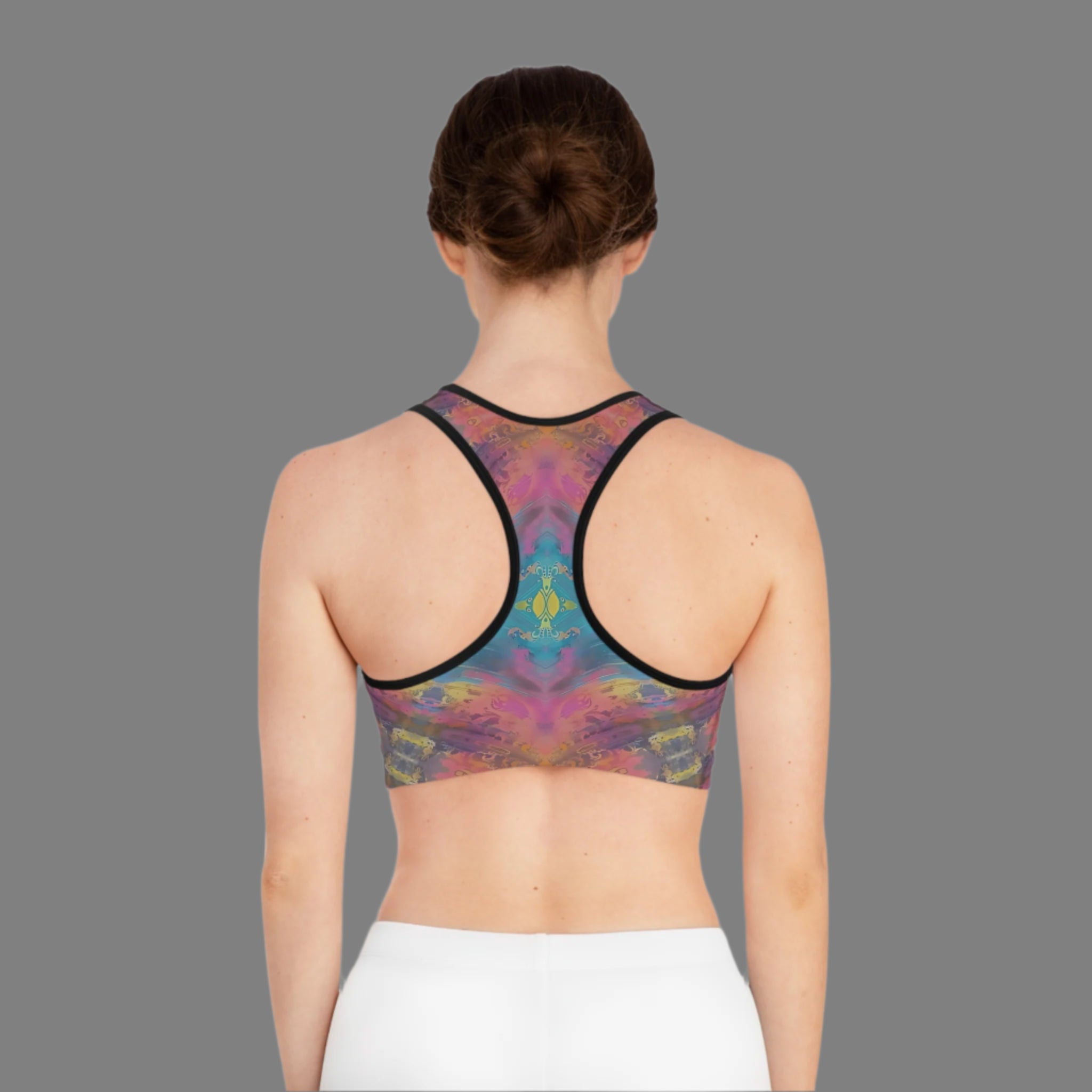 Cotton Candy - Seamed Sports Bra