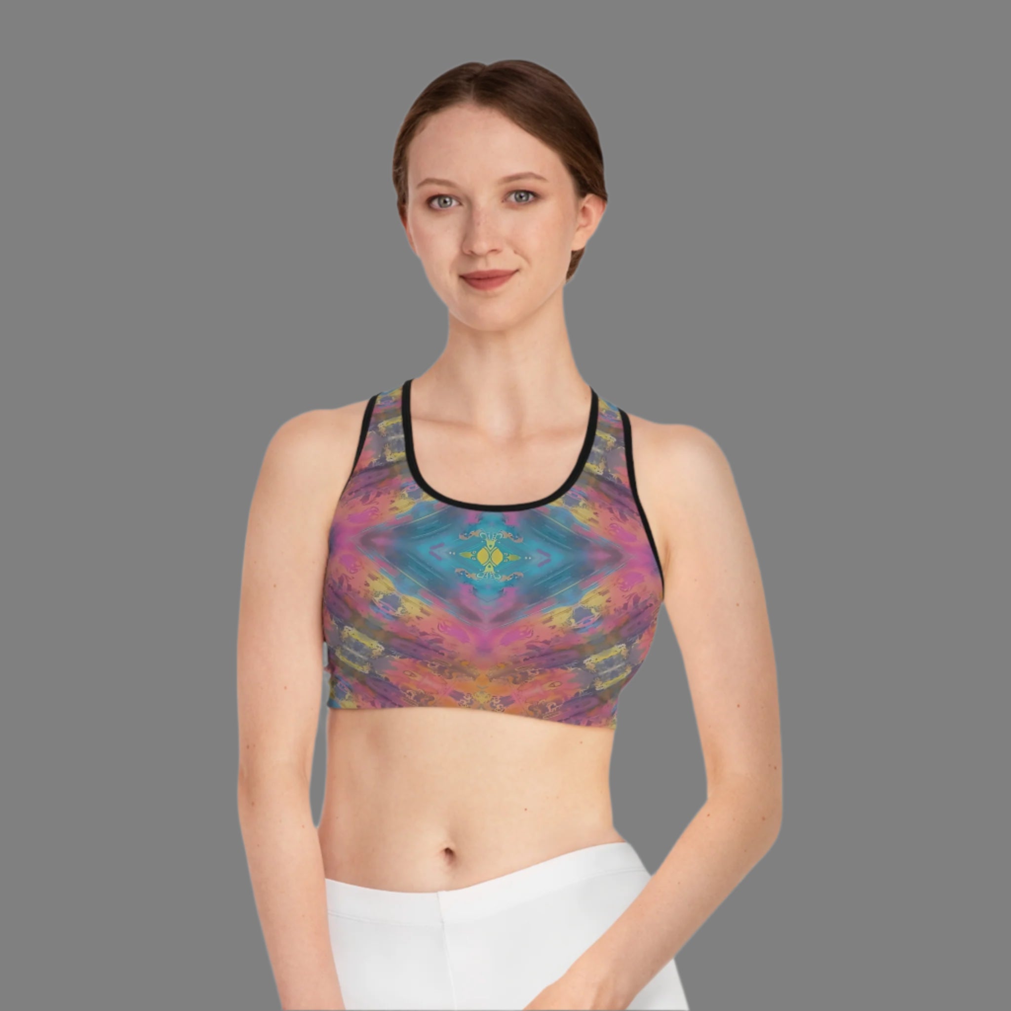 Cotton Candy - Seamed Sports Bra