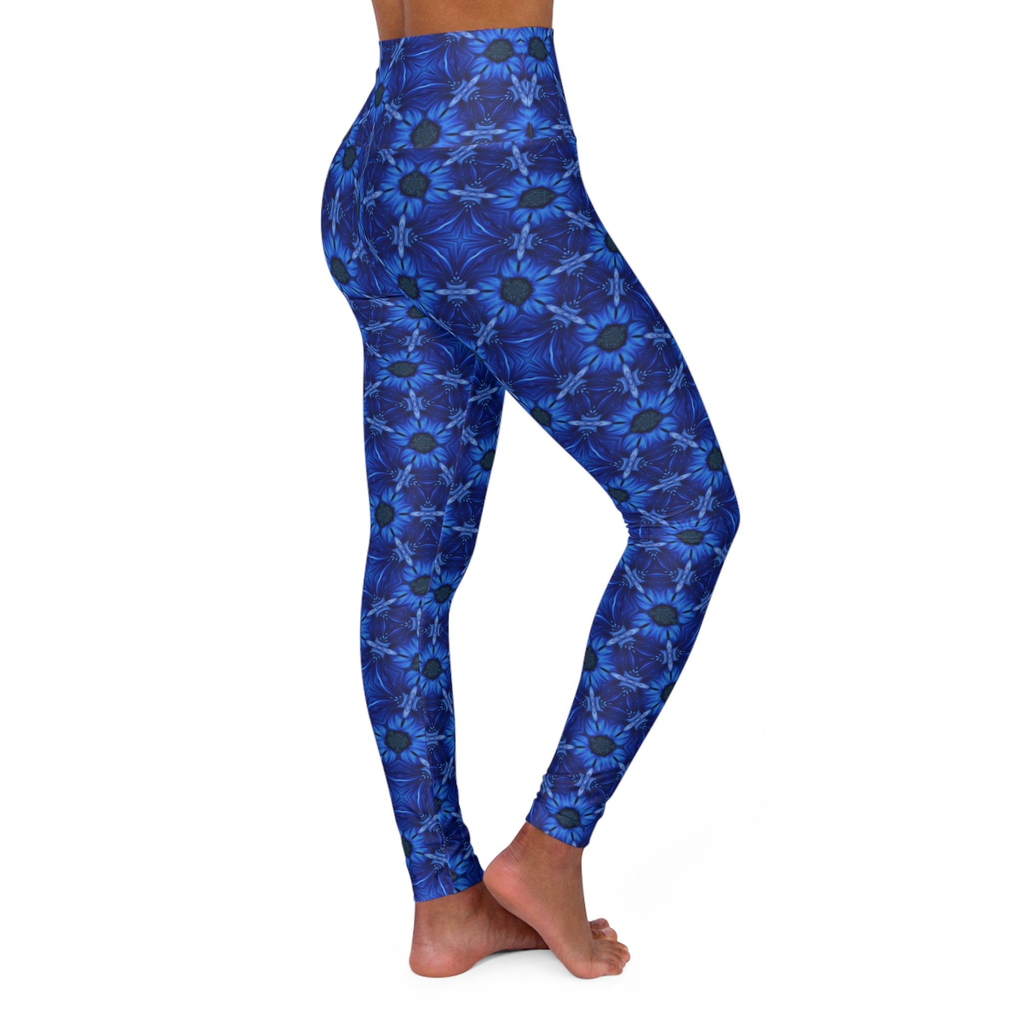 Blue Ice - High Waisted Leggings