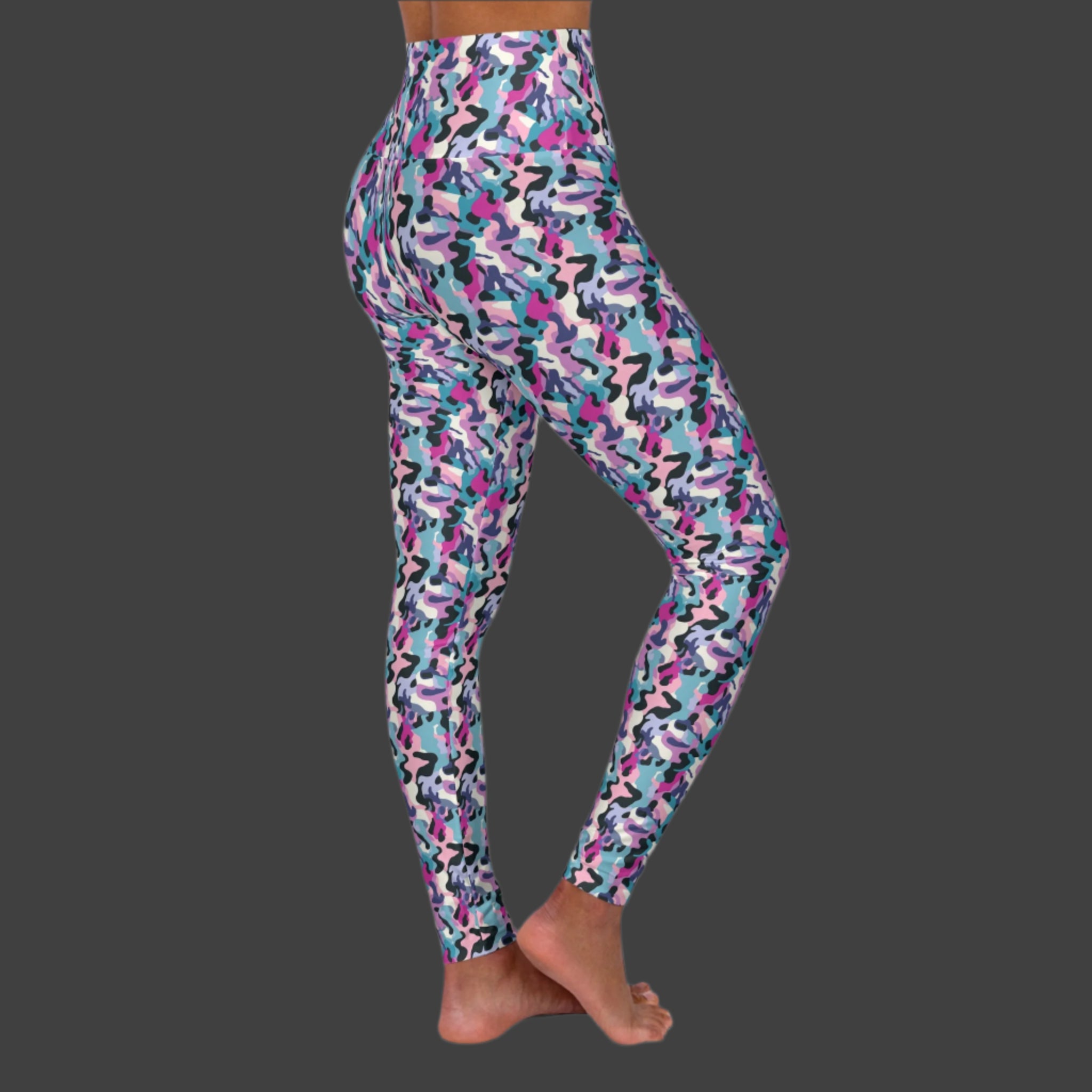 Lady Camouflage High Waisted Yoga Leggings