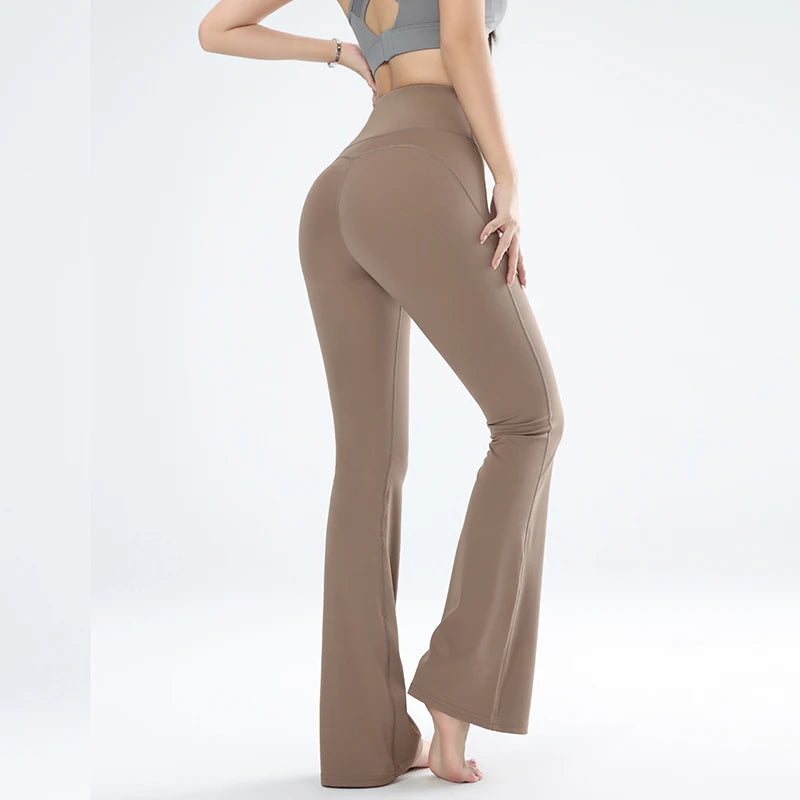 Women's high waisted wide leg pants