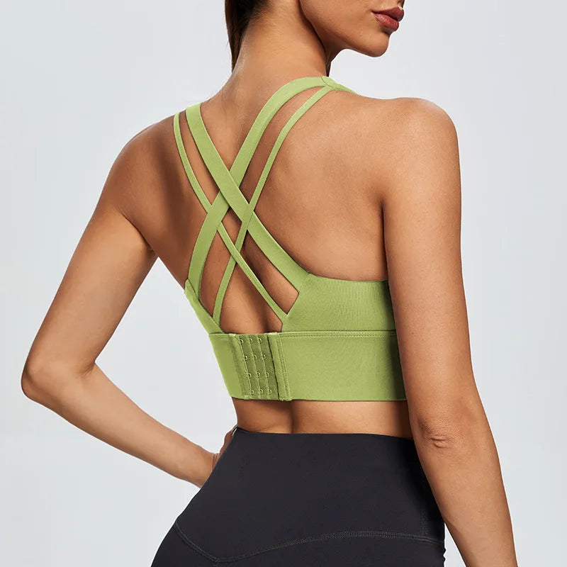 Push Up Bra Sports Bra With Back Closure