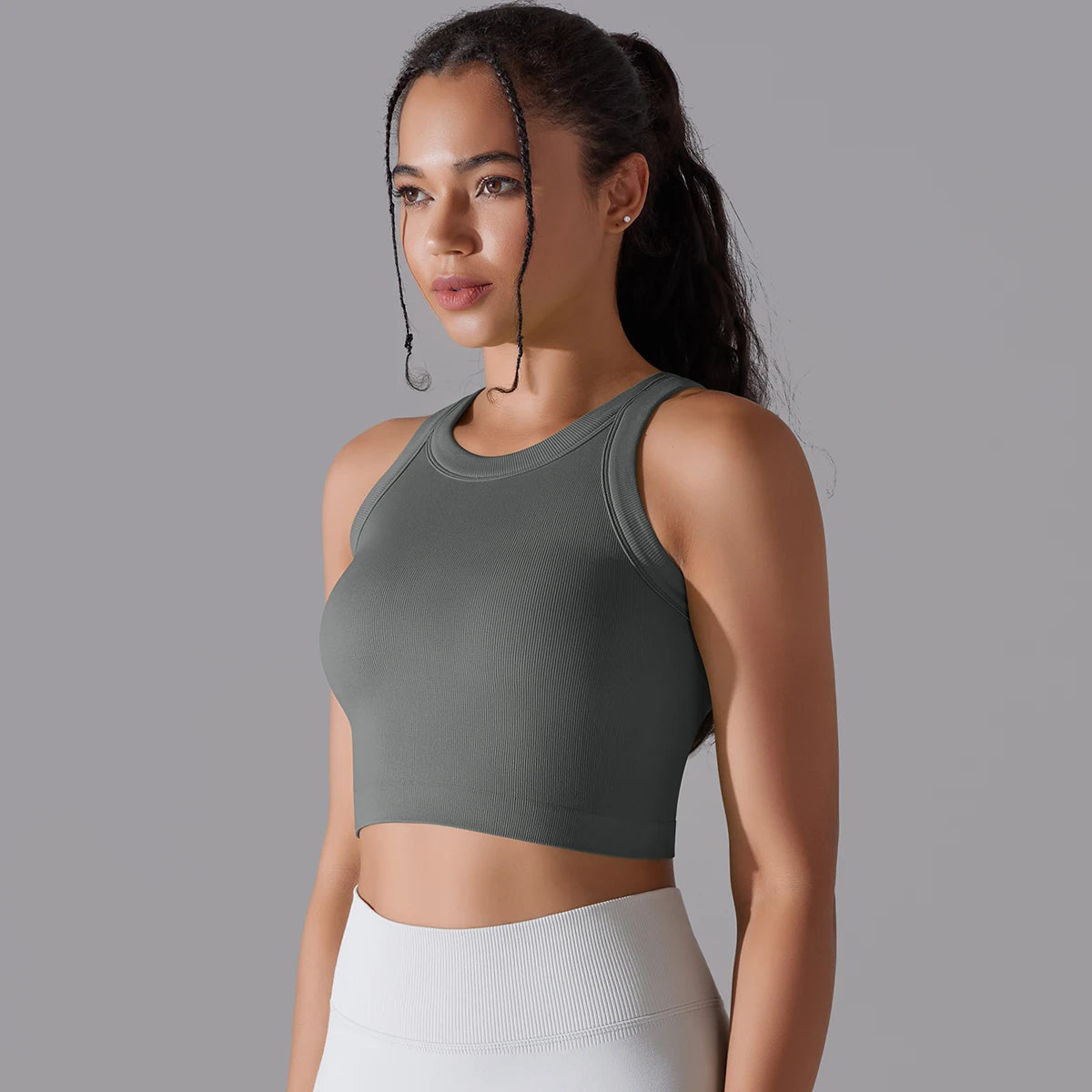 2 Tier High Impact Padded Sports Bralette