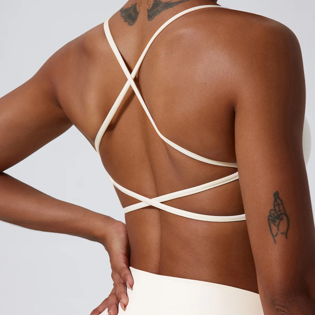 Super Soft Back Cross  Sports Bra