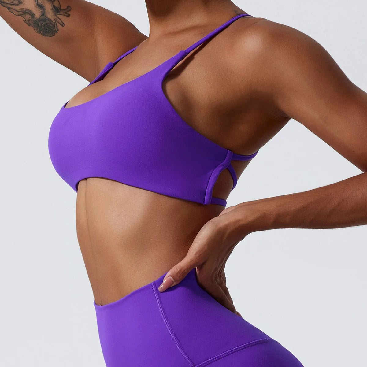 Super Soft Back Cross  Sports Bra