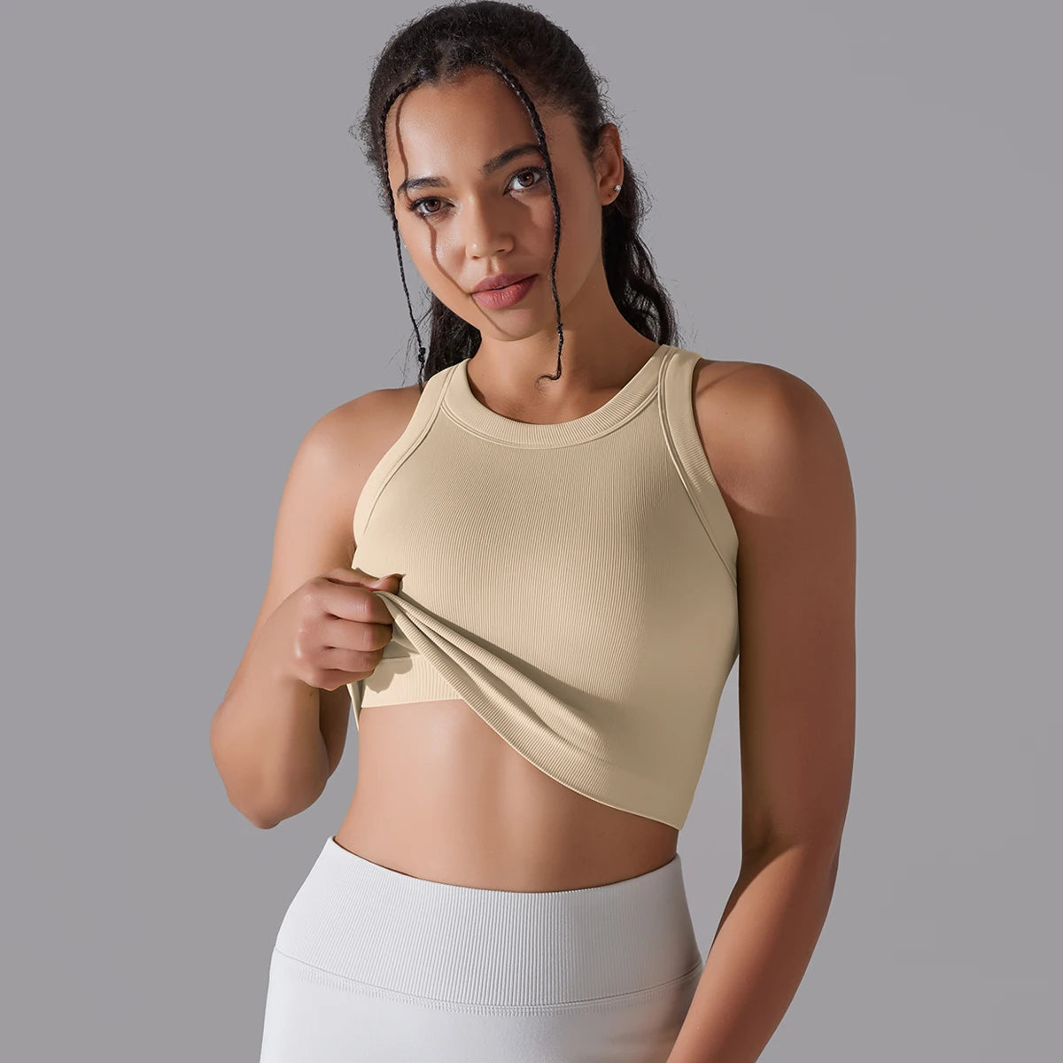 2 Tier High Impact Padded Sports Bralette