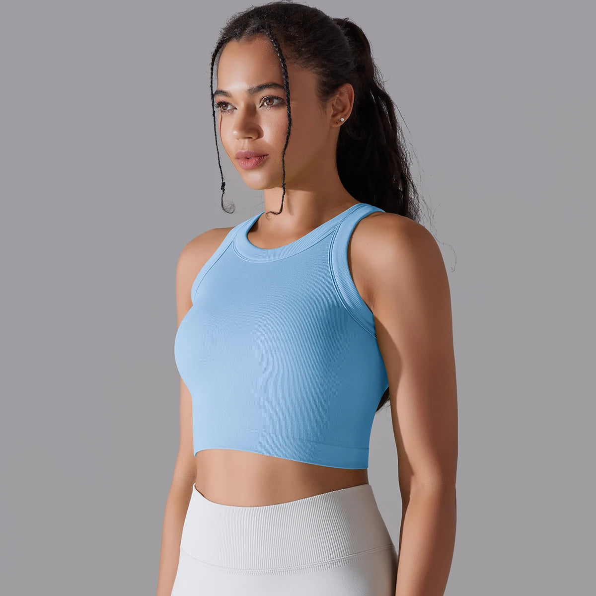 2 Tier High Impact Padded Sports Bralette
