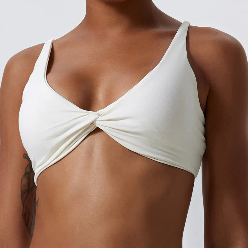 Shockproof Push- Up Sports Bra