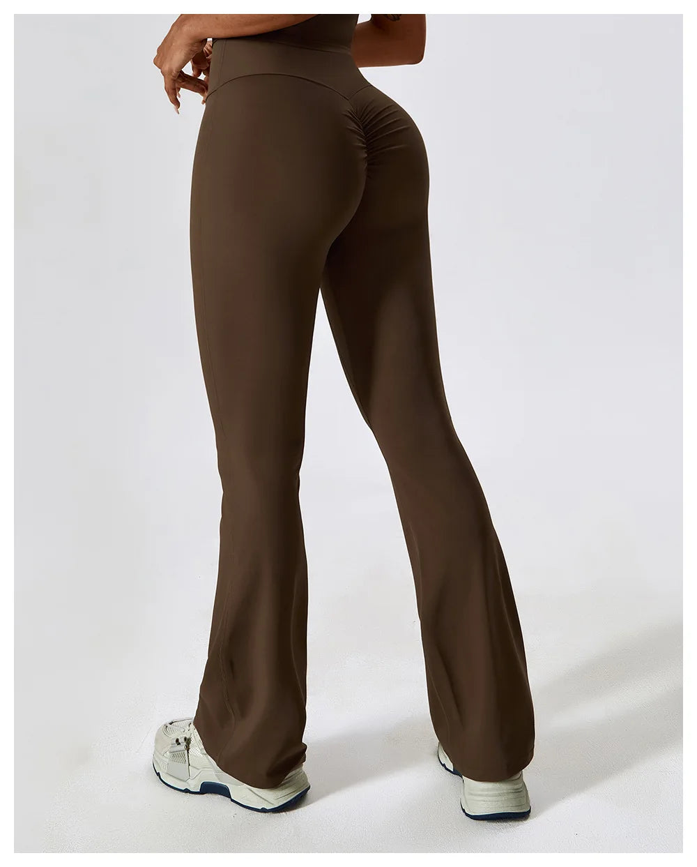 High Waisted Push Up Flared Leggings