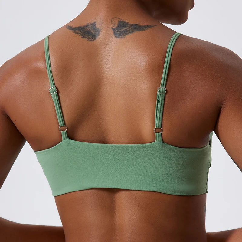 Shockproof Push- Up Sports Bra