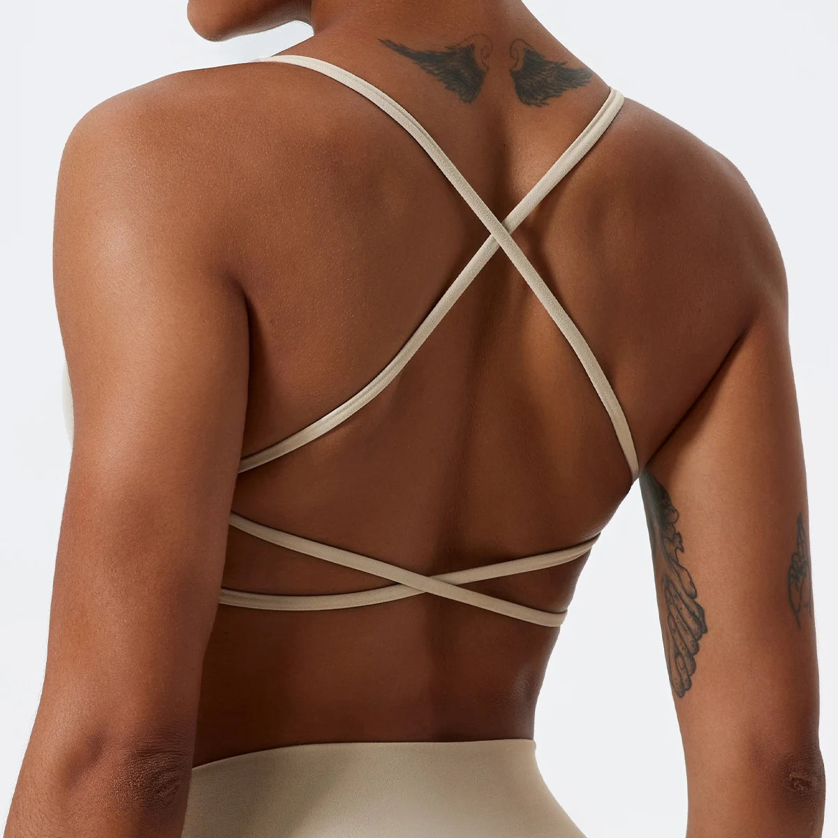 Super Soft Back Cross  Sports Bra