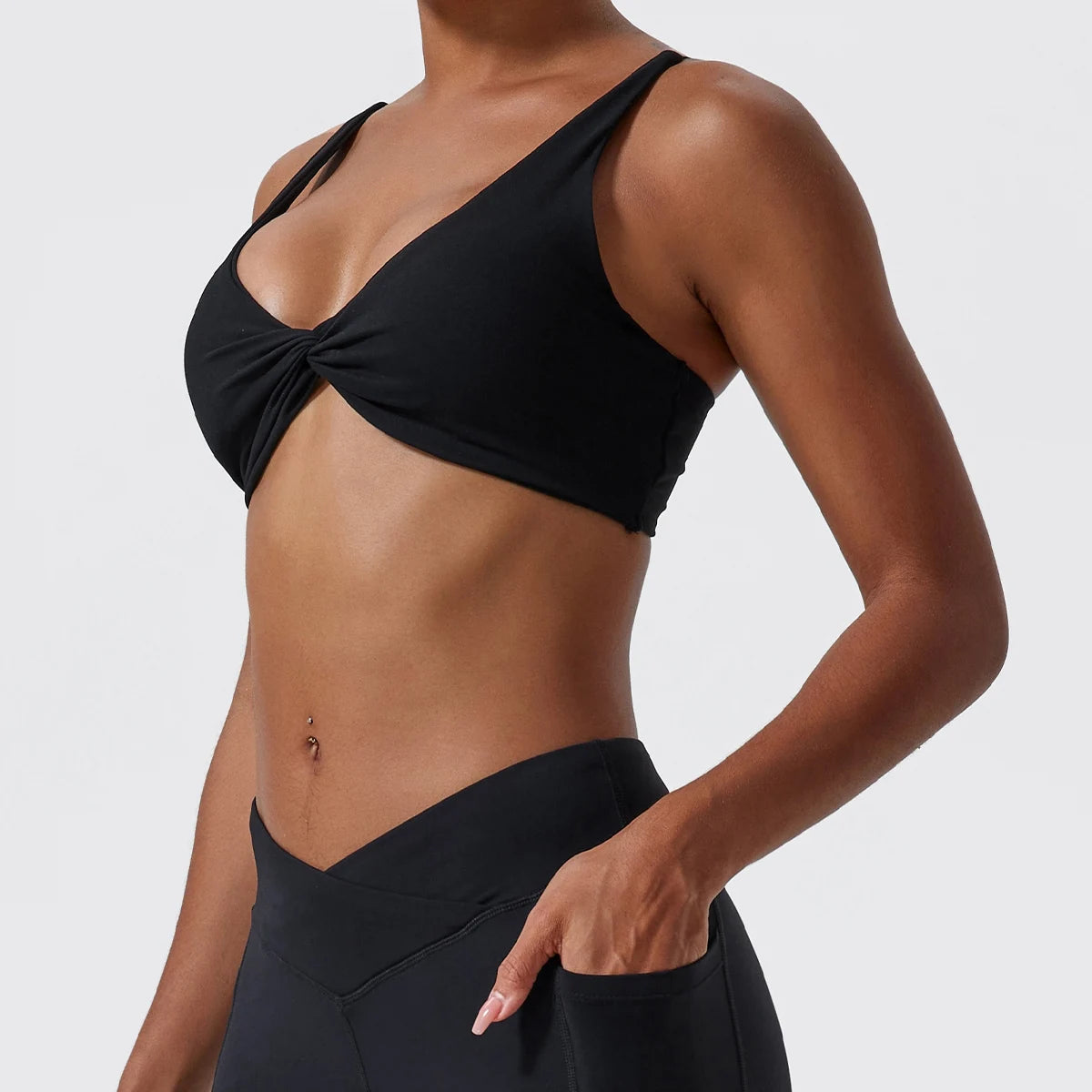 Shockproof Push- Up Sports Bra