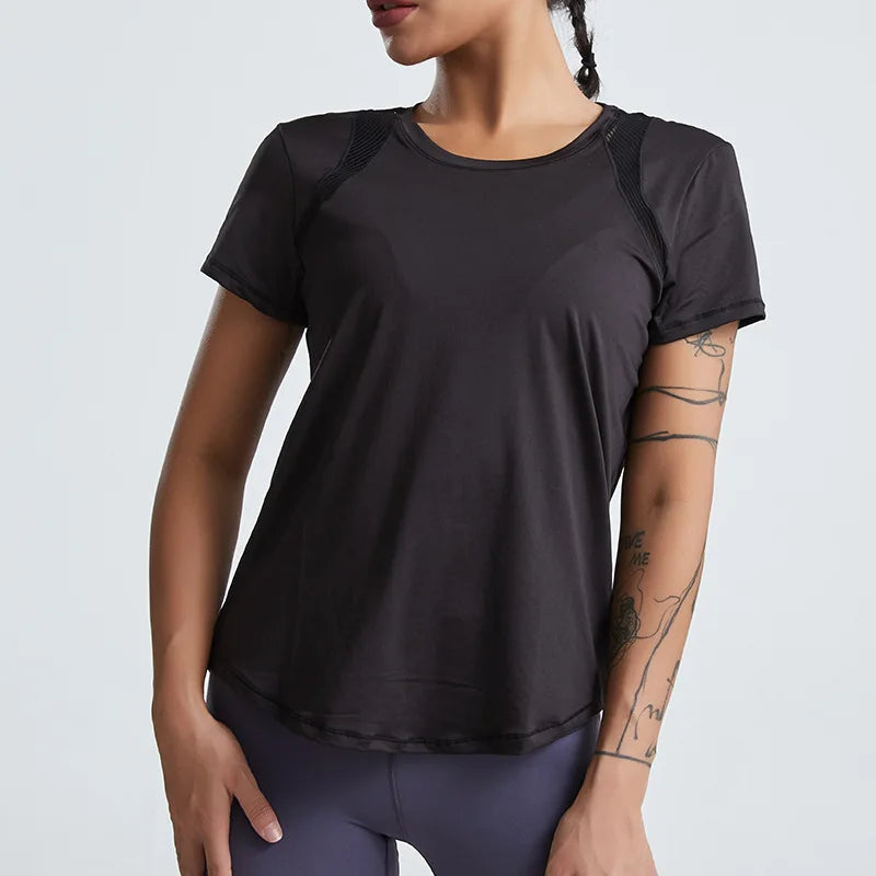 Loose Short-Sleeved Quick-Drying Sport Top
