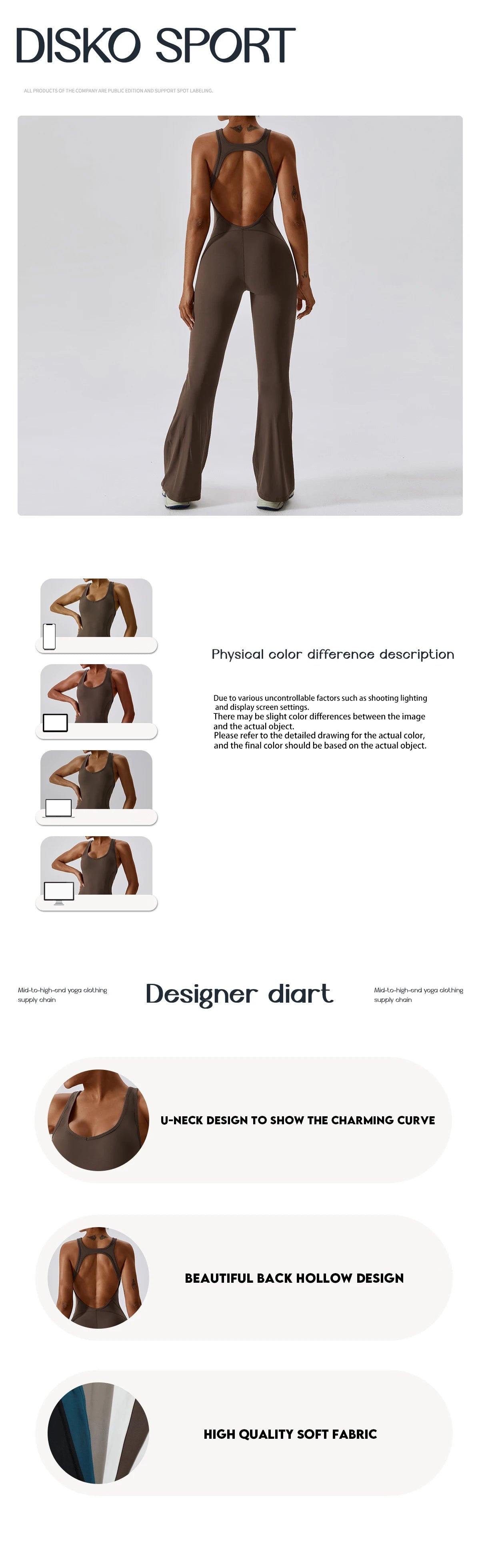 Sexy Back V Sports Jumpsuit