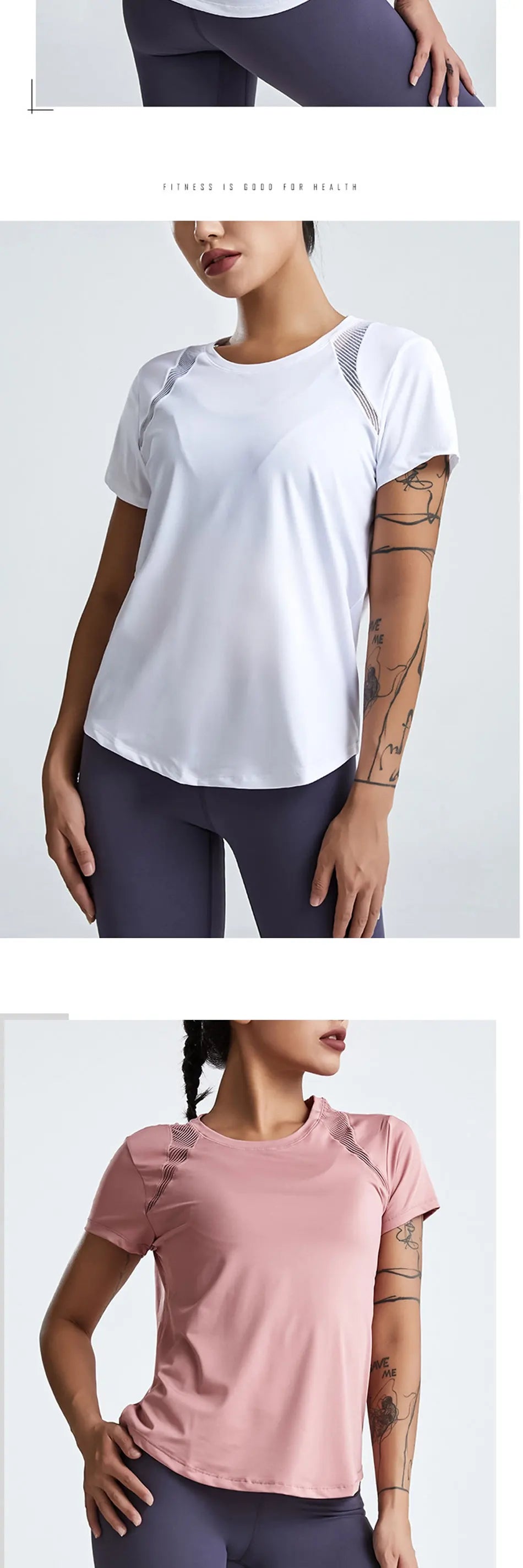 Loose Short-Sleeved Quick-Drying Sport Top