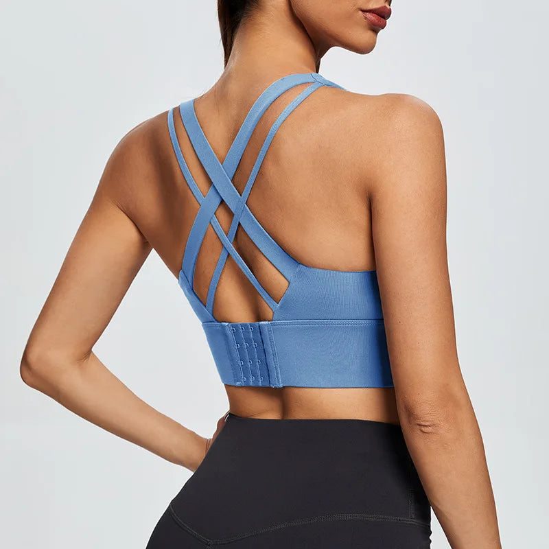 Push Up Bra Sports Bra With Back Closure