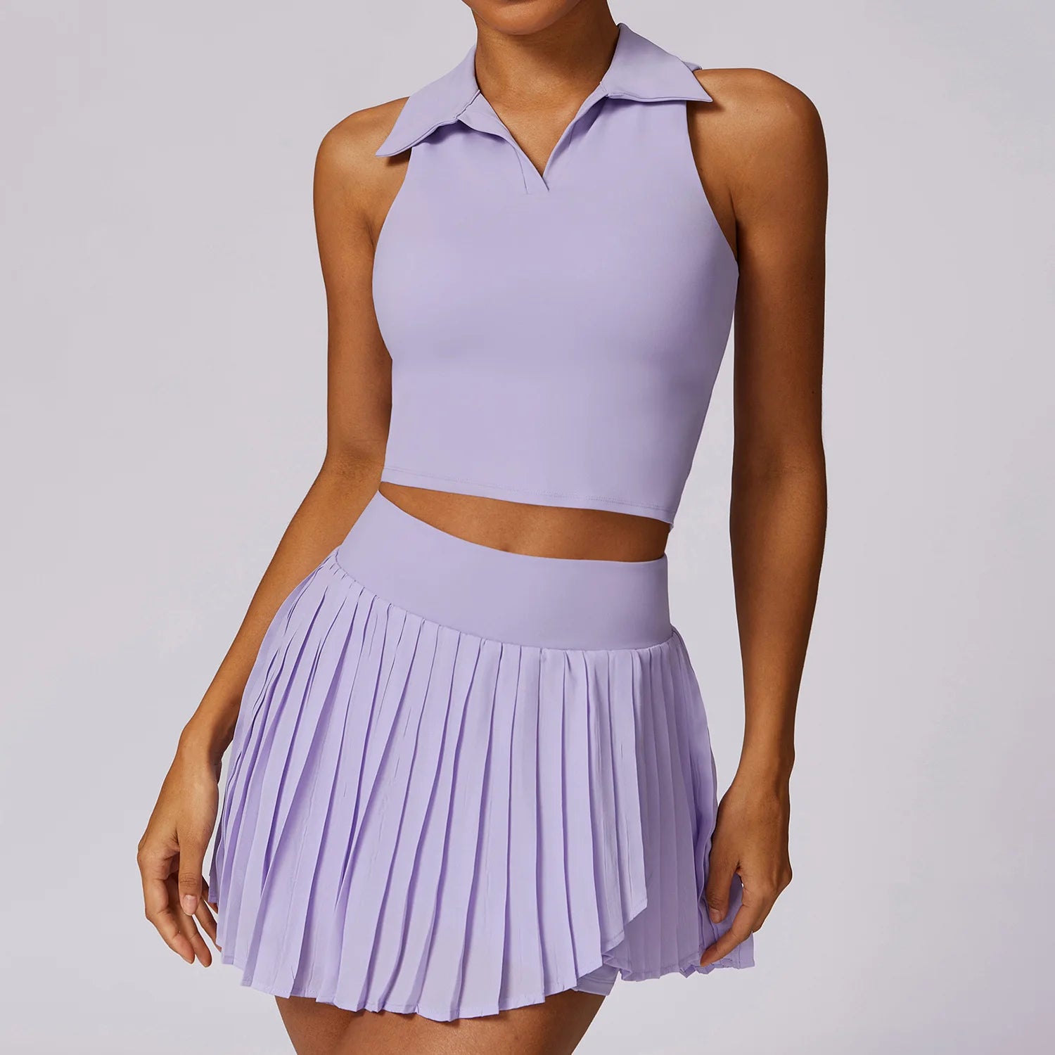 2PCS Women's  Skort and Top