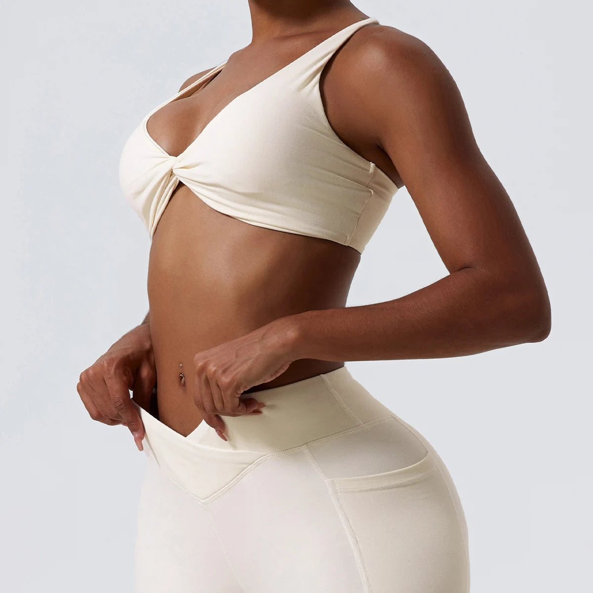 Shockproof Push- Up Sports Bra