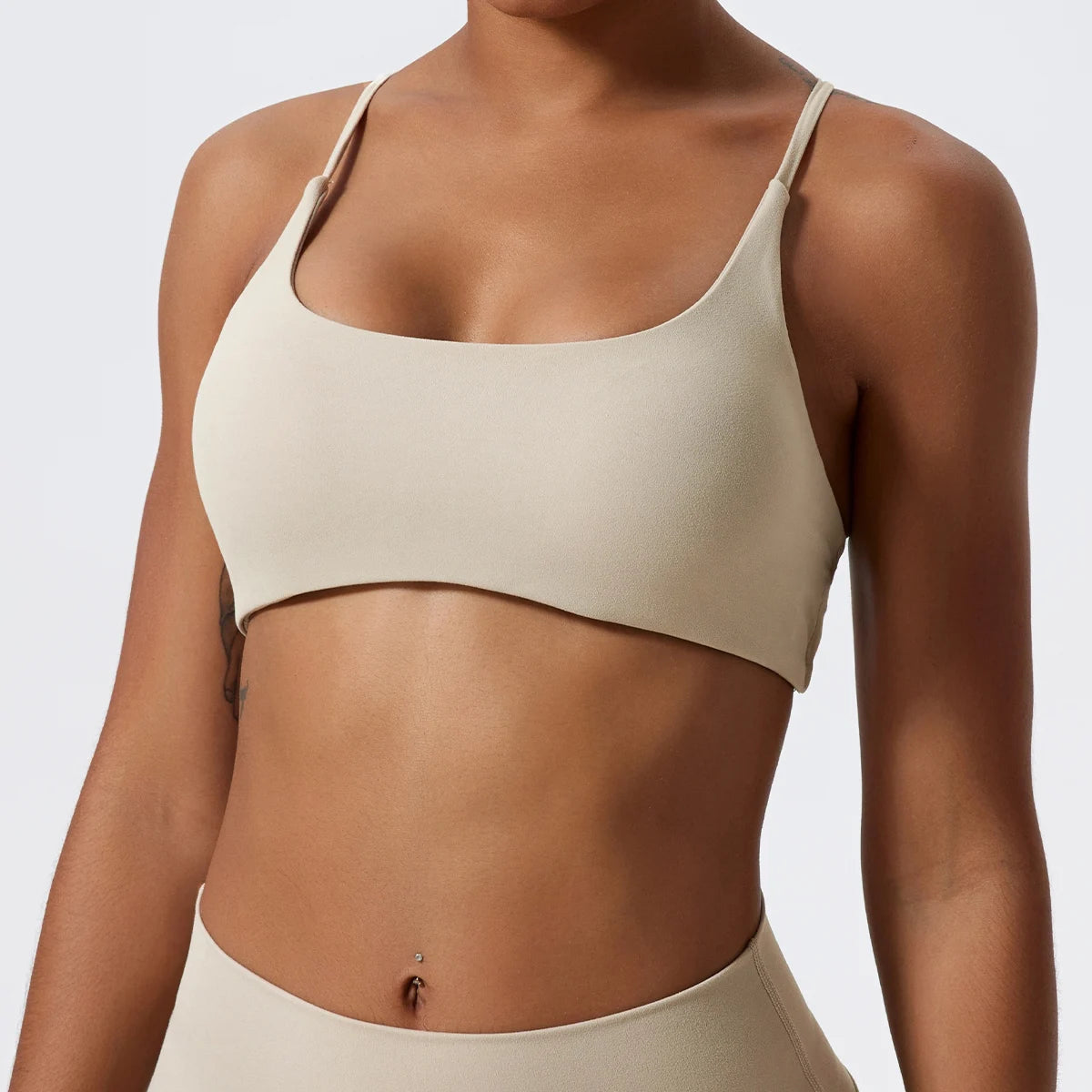 Super Soft Back Cross  Sports Bra
