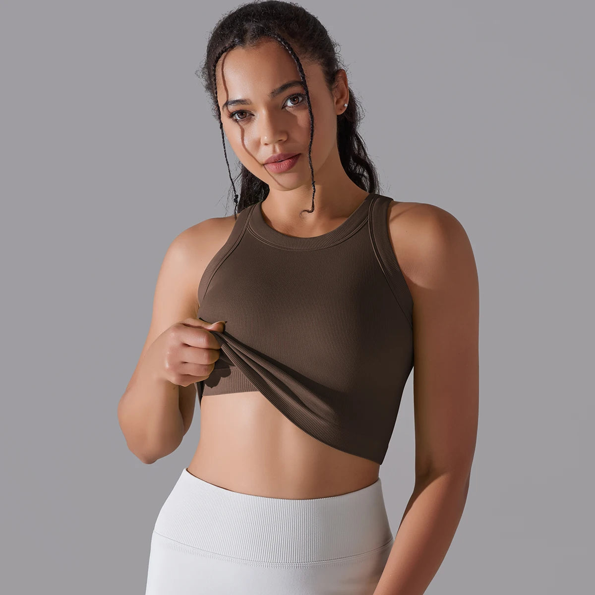2 Tier High Impact Padded Sports Bralette