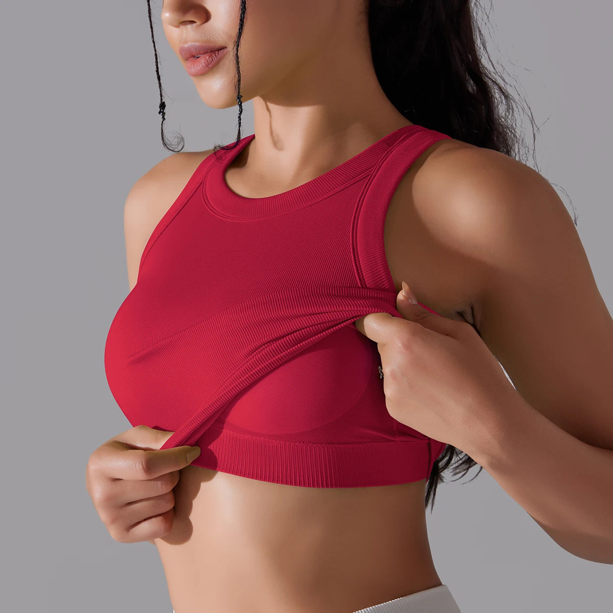 2 Tier High Impact Padded Sports Bralette