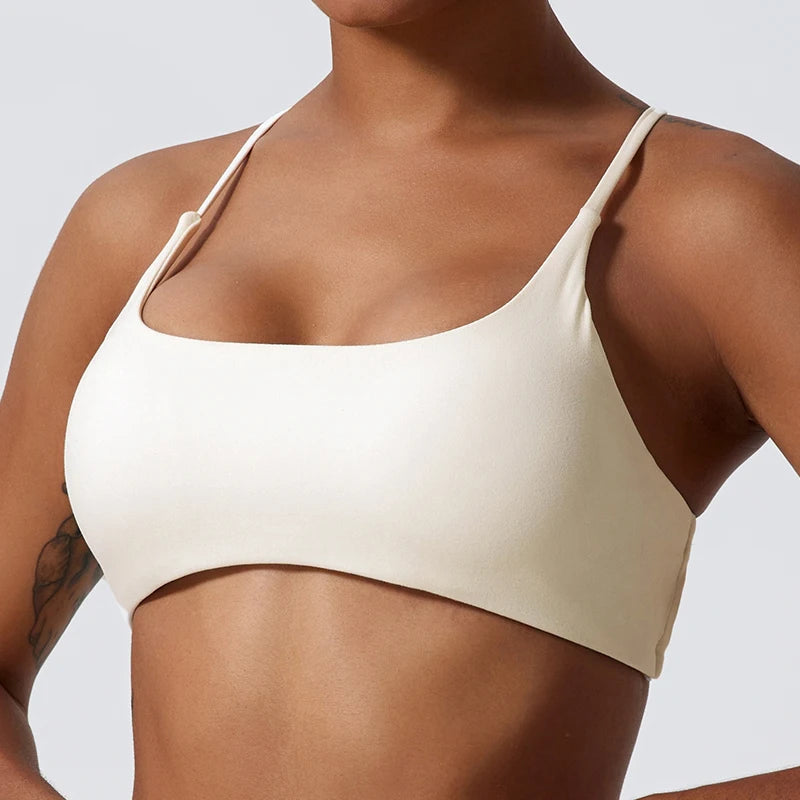 Super Soft Back Cross  Sports Bra