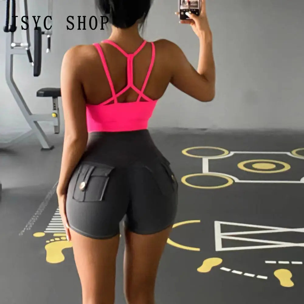 Push Up Breathable Sports Bra Crop Top
