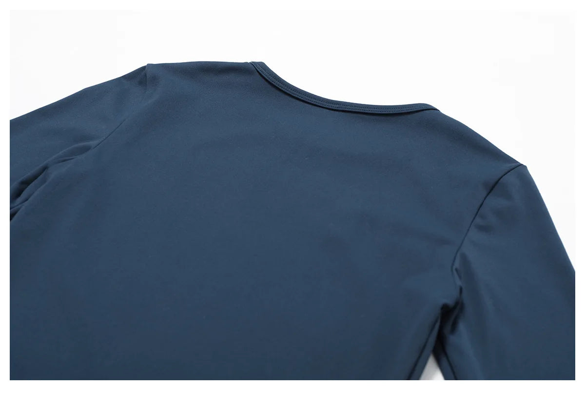 Solid Sports Top Long Sleeve Quick Dry