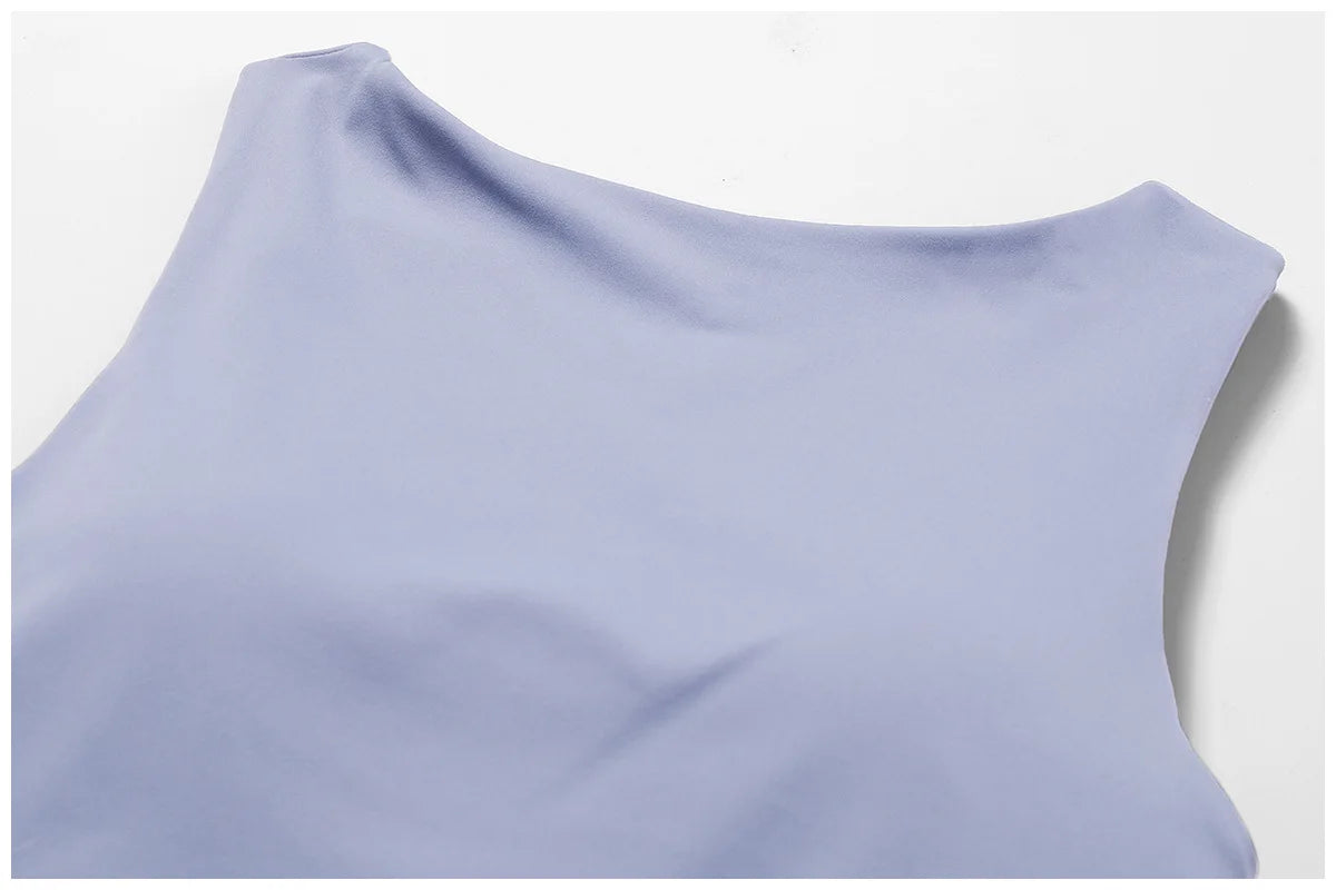 Women's Seamless High Waist Leggings And Top