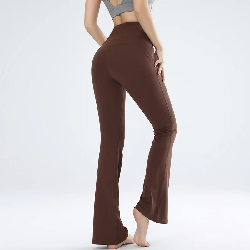 Women's high waisted wide leg pants