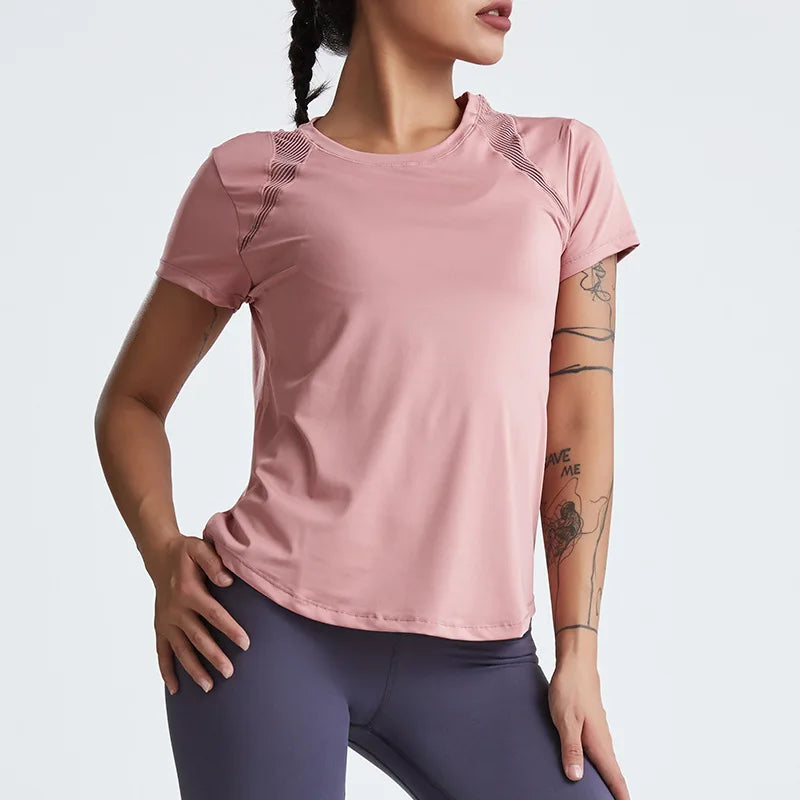 Loose Short-Sleeved Quick-Drying Sport Top